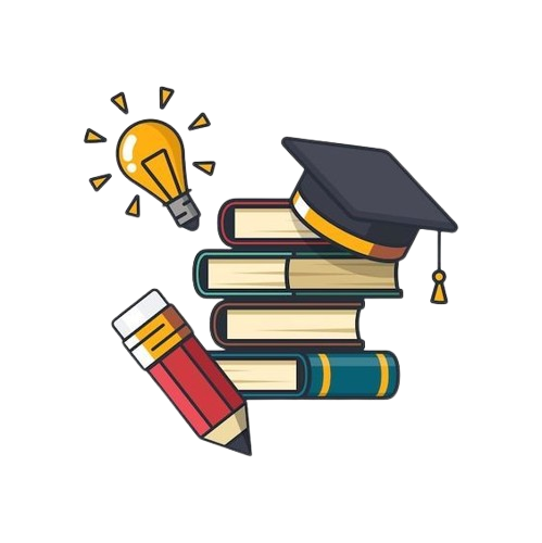 Libros, lápiz y birrete